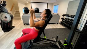 Dumbbell Incline Anterior Shoulder Press