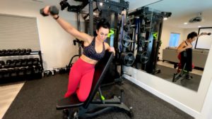 Dumbbell Lengthened Medial Delt