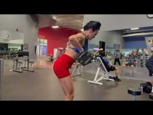 Bent Over EZ Bar or DB Row